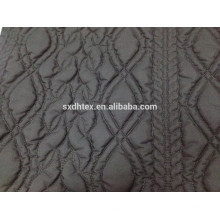 2015 Padded winter embroidery quilting jacket/garment fabric